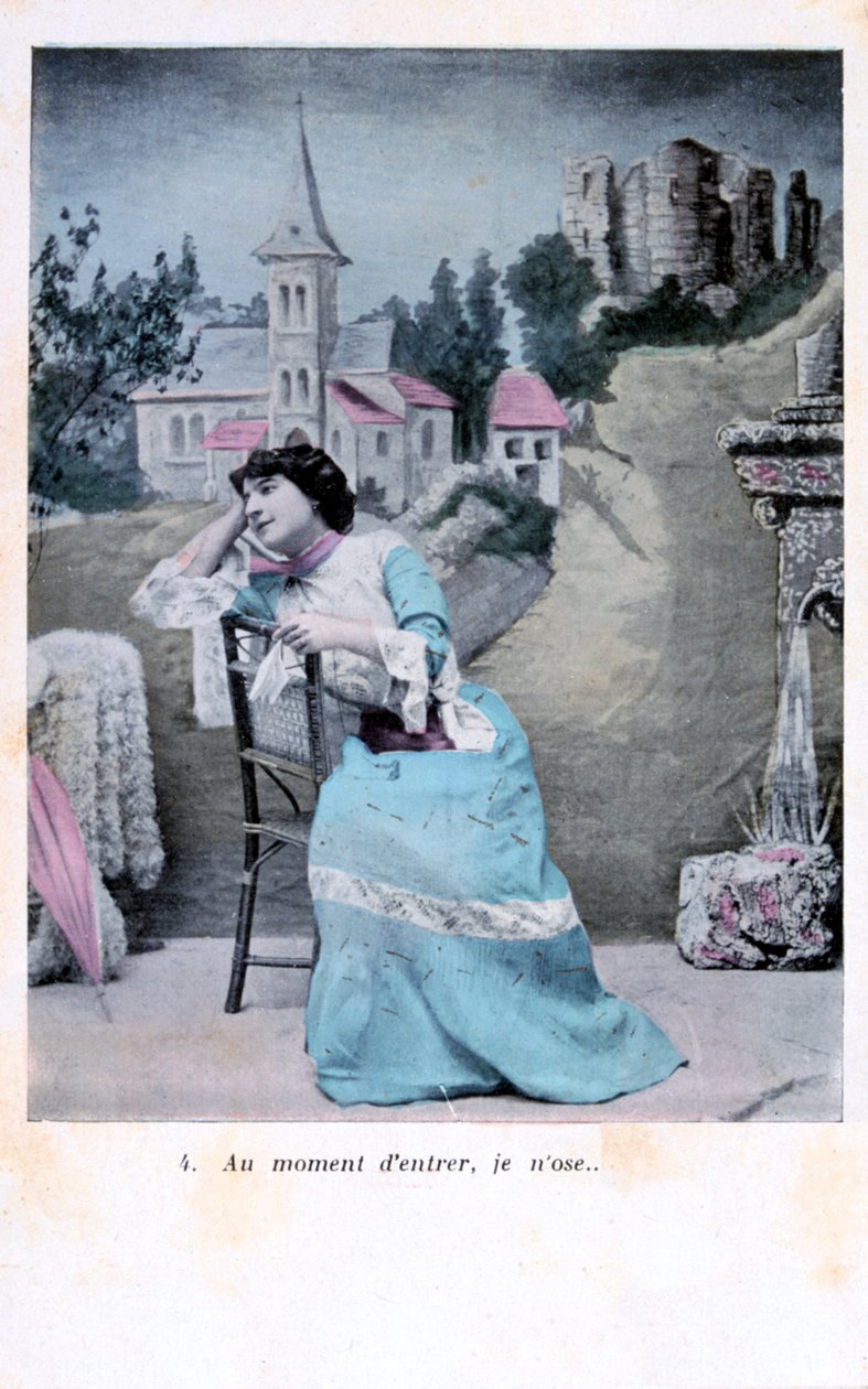 Franskt vykort, c1900 av Unbekannt