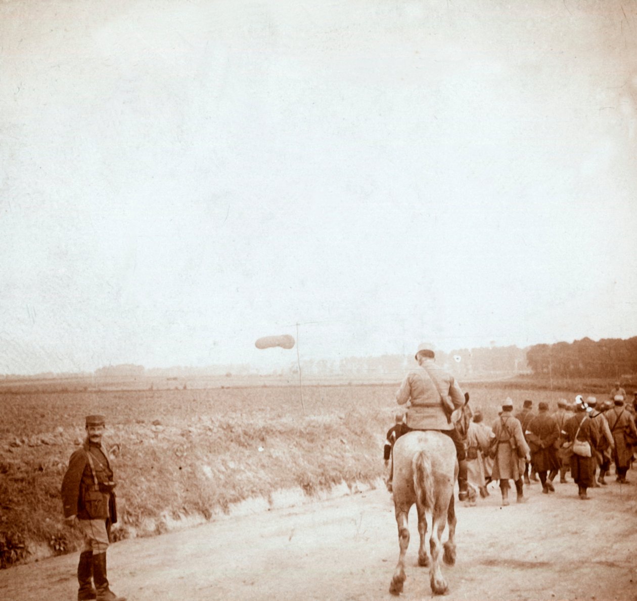 Franska soldater, c1914-c1918 av Unbekannt