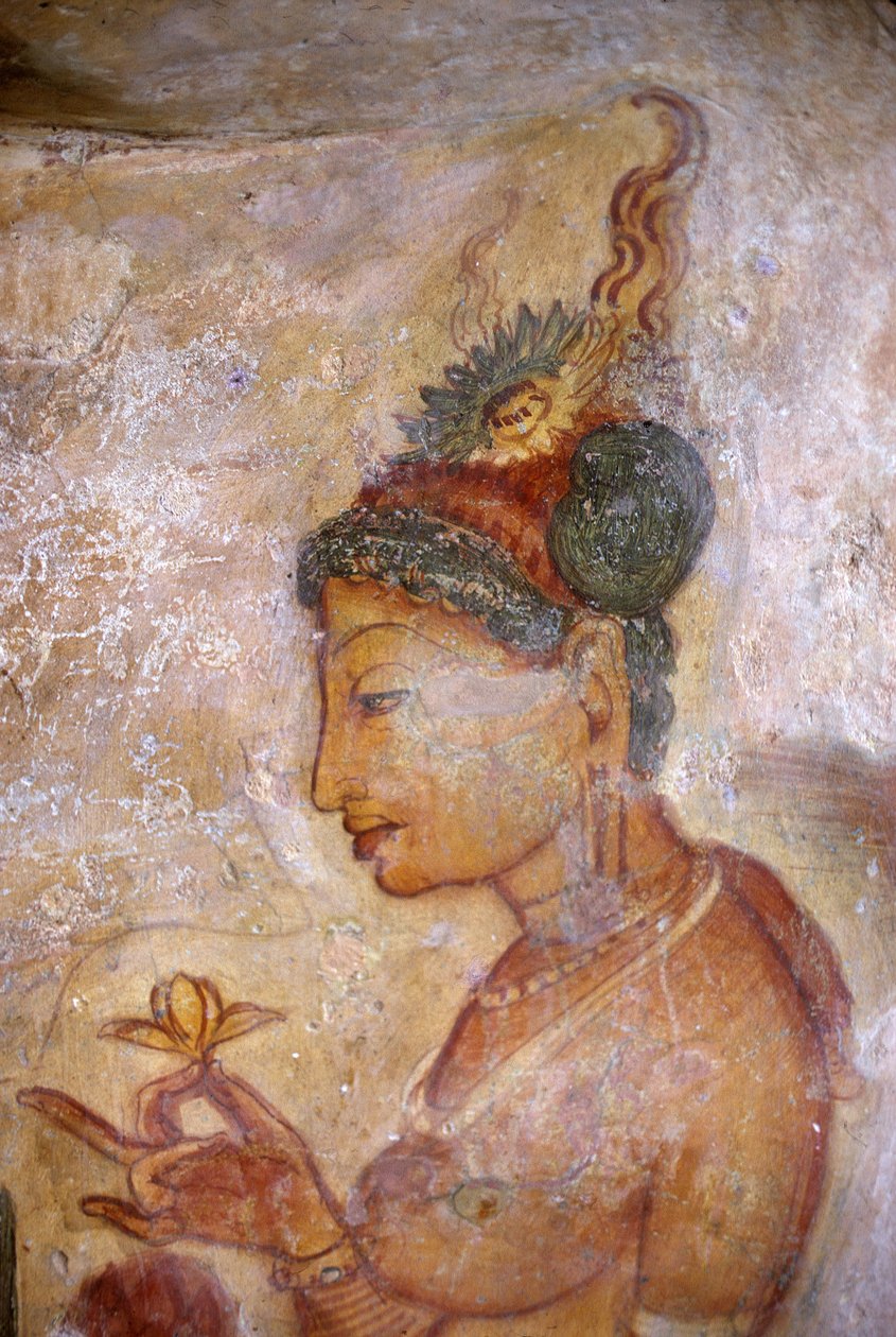 Fresco/Ladies of Sigiriya/Sri Lanka av Unbekannt
