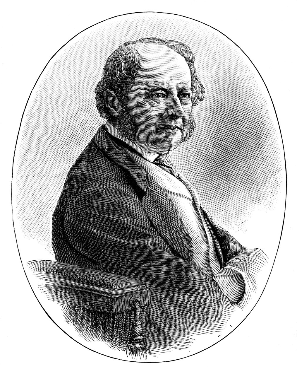 Friedrich Ferdinand Graf von Beust 1809-1886, österrikisk statsman av Unbekannt