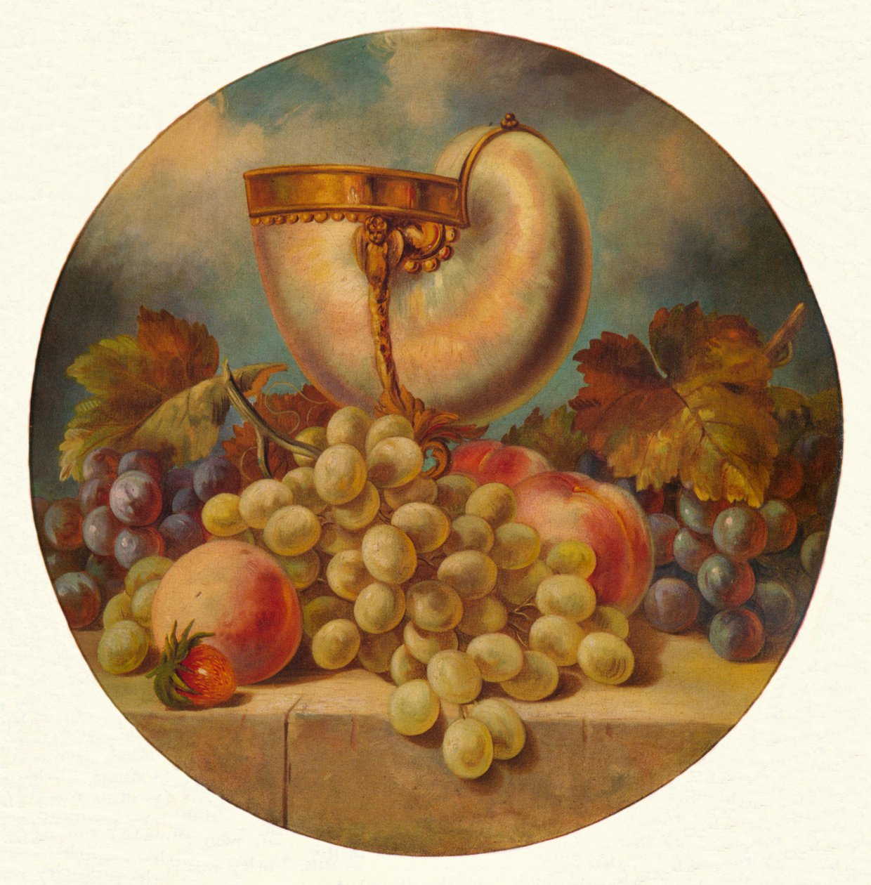 Fruit Piece, c1850, 1938 av Unbekannt