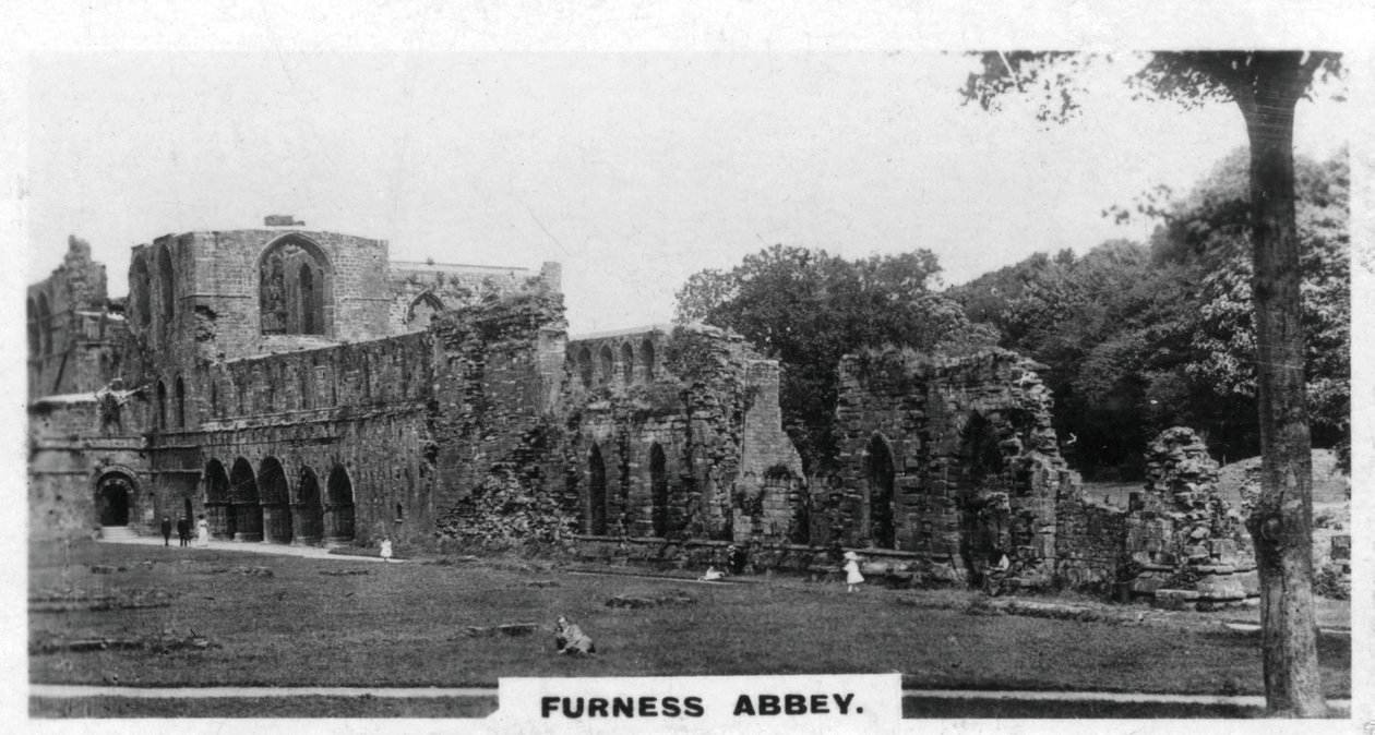 Furness Abbey, Cumbria, c1920-talet av Unbekannt