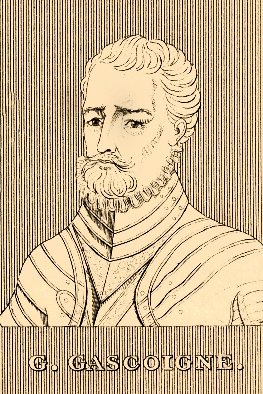 G. Gascoigne, c1535-1577, 1830. av Unbekannt