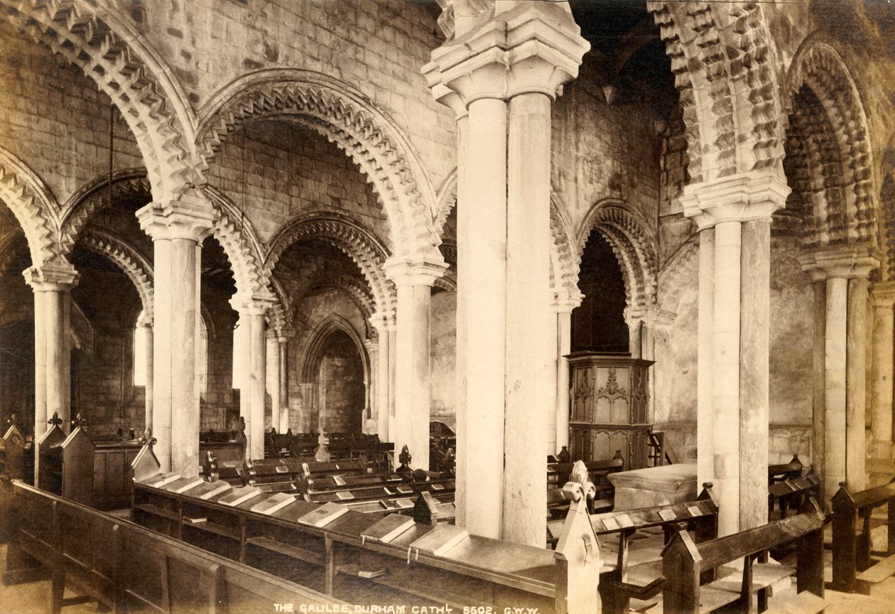 Galilee Chapel, Durham Cathedral, 1893. av Unbekannt