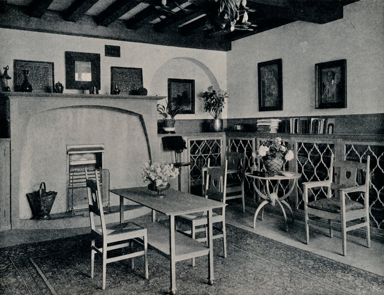 Trädgårdshörnan, c1907 av Unbekannt