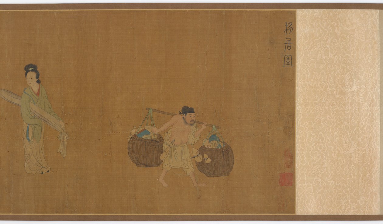 Ge Hong Moving House, Mingdynastin, 1500-talet. av Unbekannt