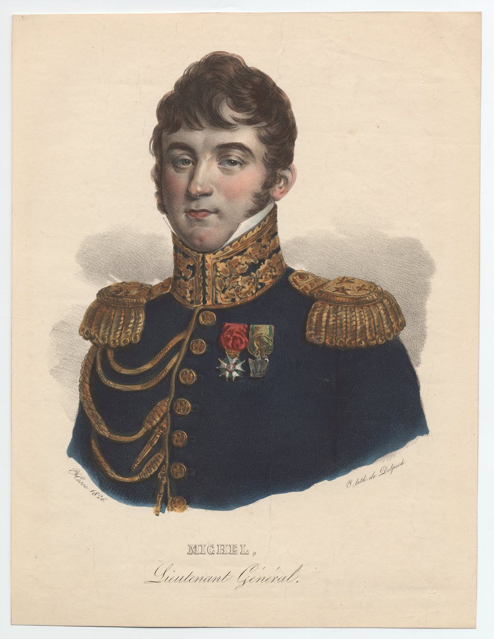 General Claude-Etienne Michel 1772-1815, 1835 av Unbekannt