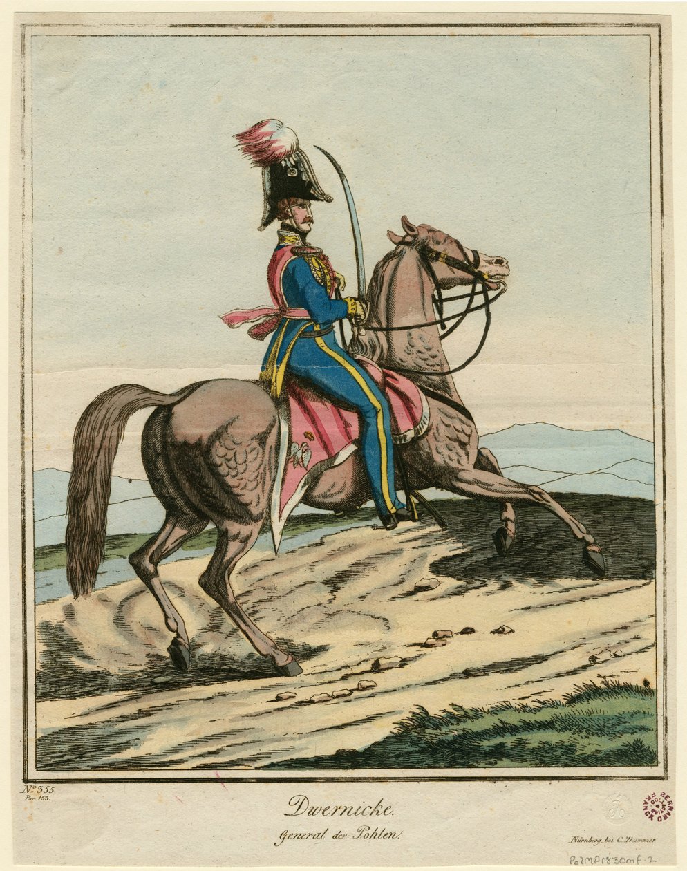 General Józef Dwernicki 1779-1857, 1831 av Unbekannt