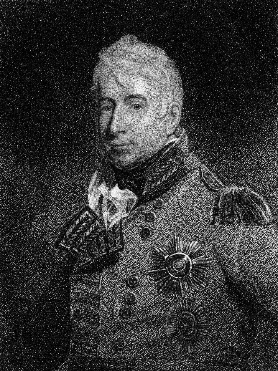 General Sir Eyre Coote 1762-1823, brittisk soldat, 1837 av Unbekannt
