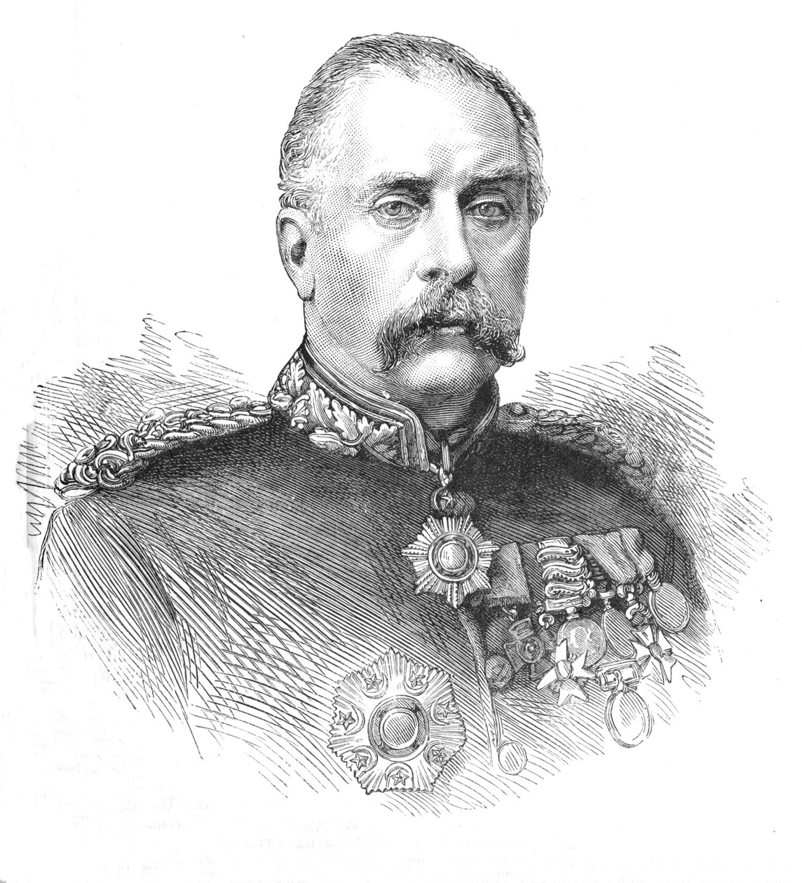 General Sir Gerald Graham, c1881-85 av Unbekannt