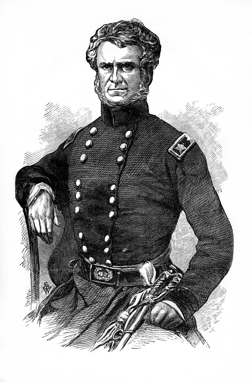 General William Worth, amerikansk soldat, 1872 av Unbekannt