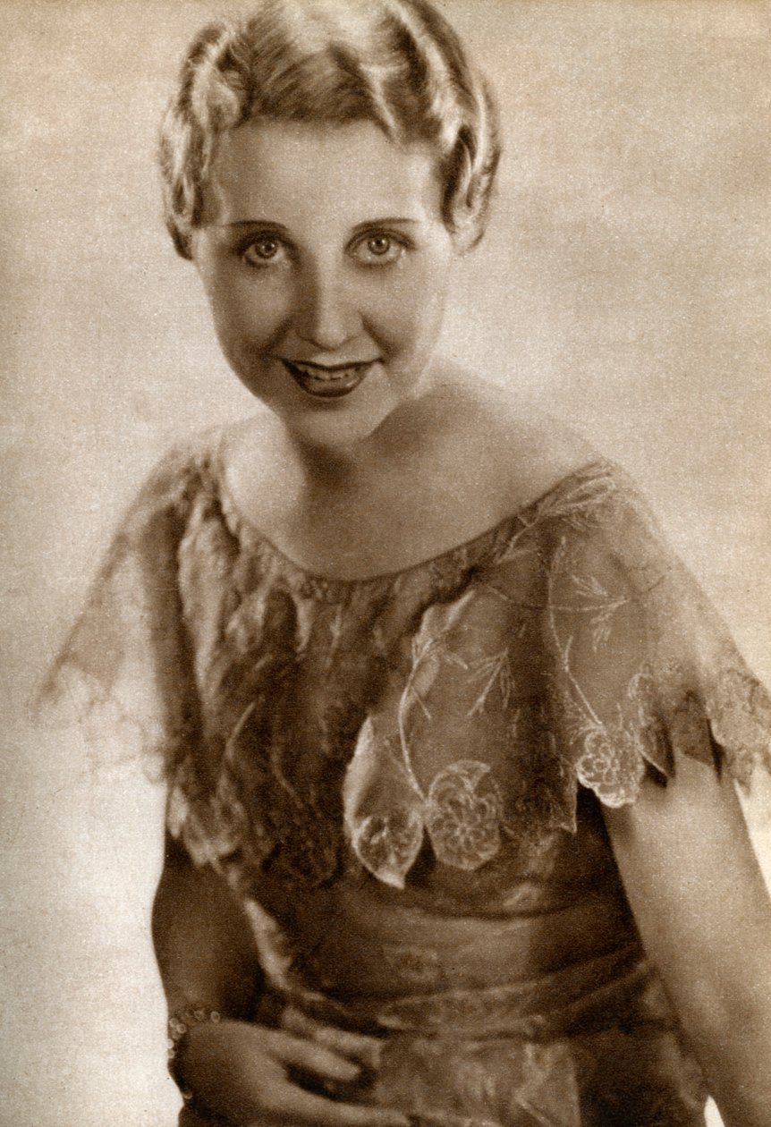 Genevieve Tobin, amerikansk skådespelerska, 1933 av Unbekannt