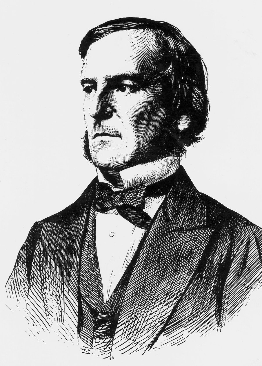 George Boole, engelsk matematiker, ca 1840-talet av Unbekannt