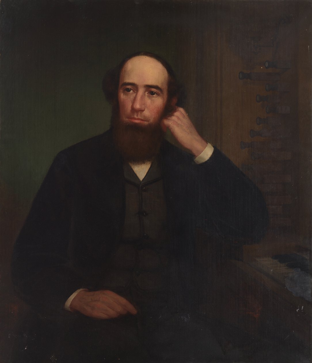 George Frederick Bristow, ca. 1870. av Unbekannt