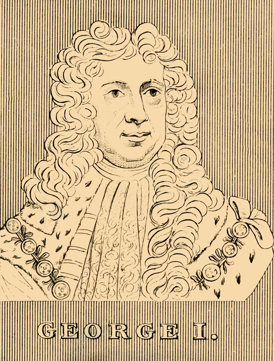 George I, 1660-1727, 1830. av Unbekannt