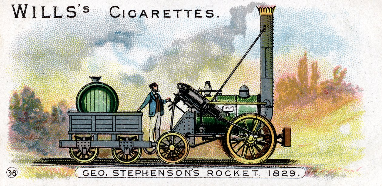 George Stephensons lokomotiv Rocket, 1829 1900 av Unbekannt