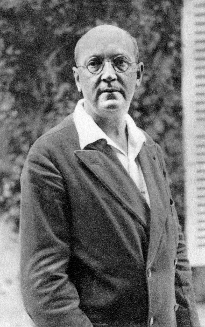 Georges Duhamel, fransk författare, 1935 av Unbekannt