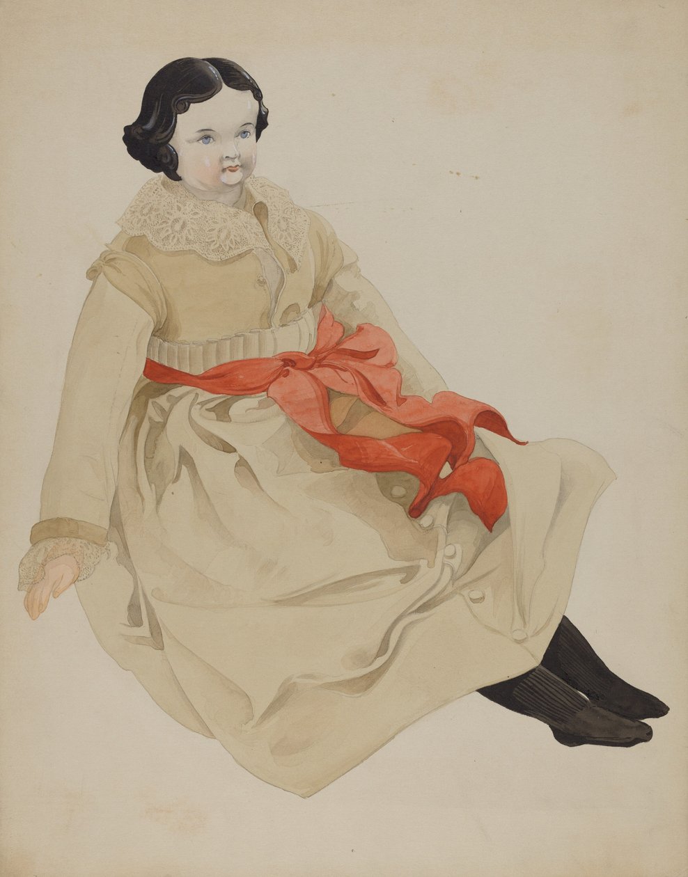 Tysk China Head Doll, 19351942. av Unbekannt