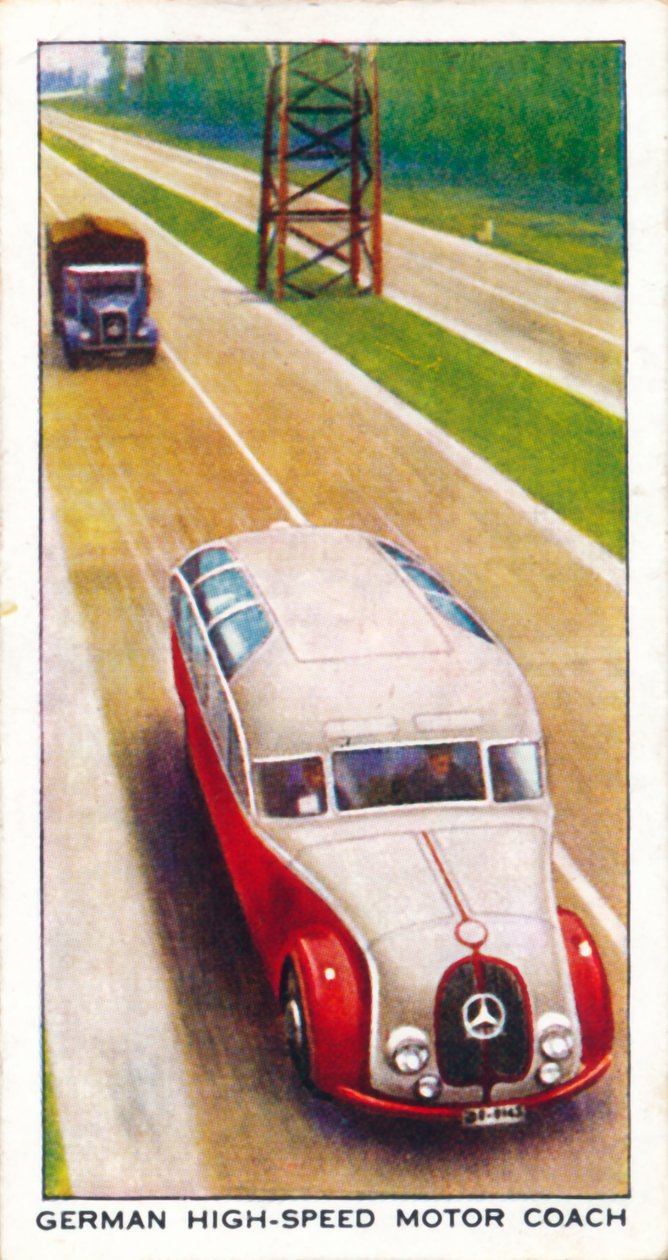 Tysk höghastighetsbuss, 1938 av Unbekannt