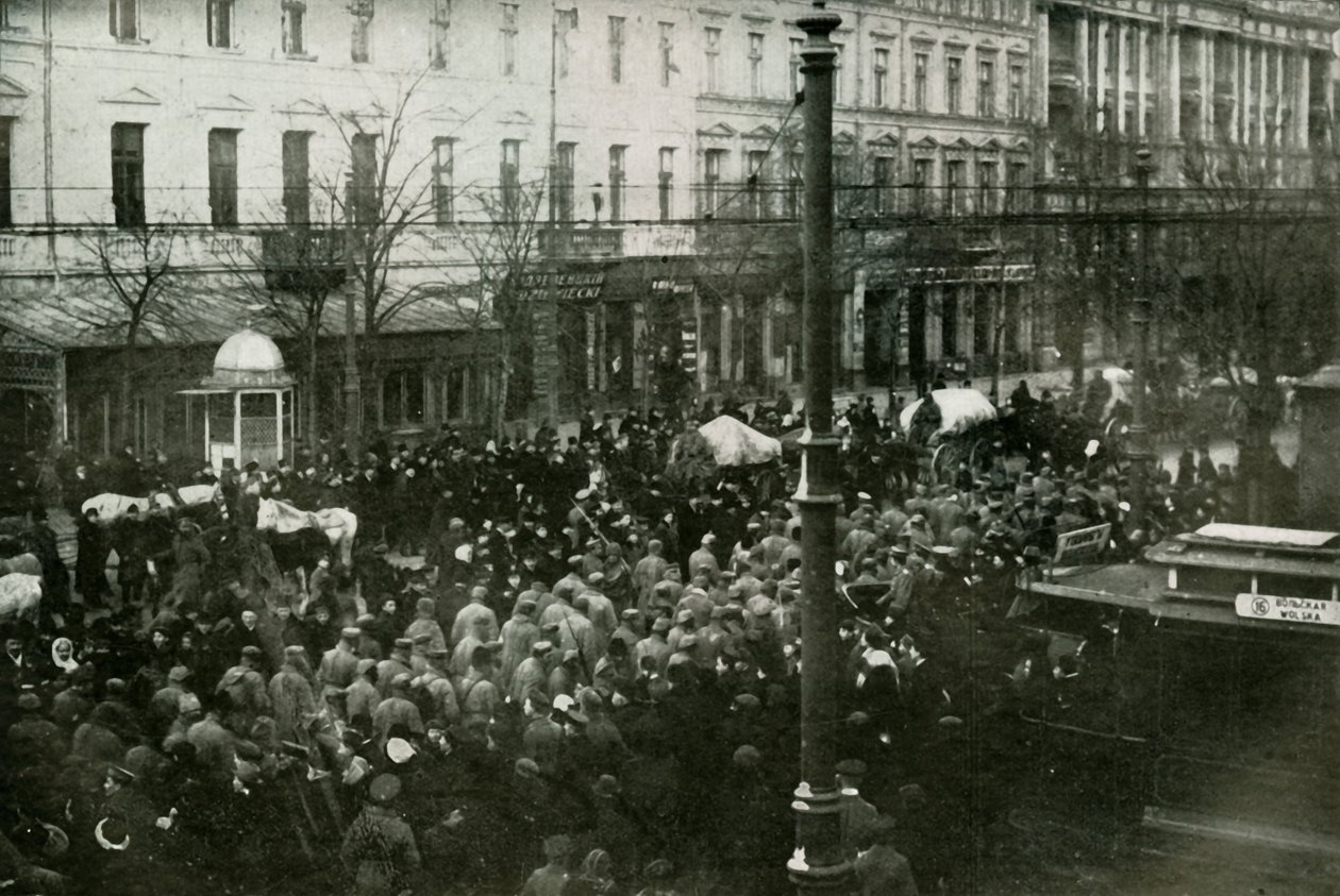 Tyska fångar i Warszawa, 1919. av Unbekannt