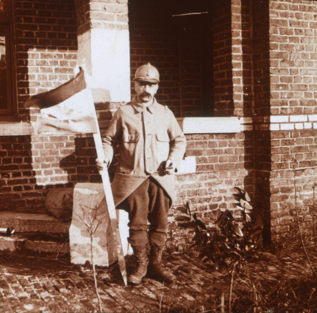 Tyska vimplar, Carency, norra Frankrike, c1914-c1918. av Unbekannt