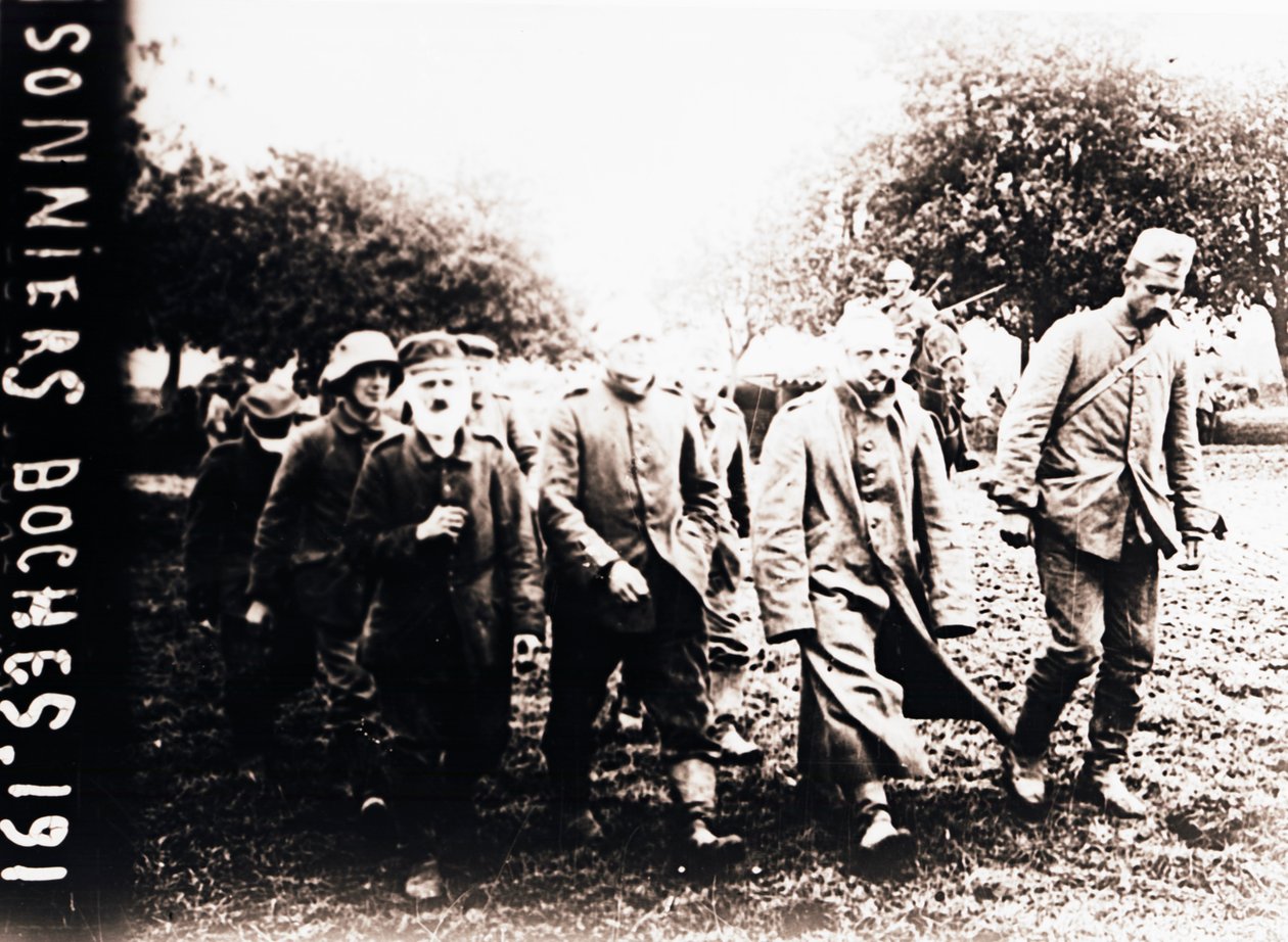Tyska krigsfångar, c1914-c1918 av Unbekannt