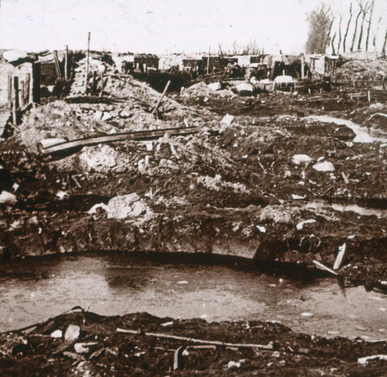 Tyskt skydd, Noordschote, Flandern, Belgien, c1914-c1918 av Unbekannt