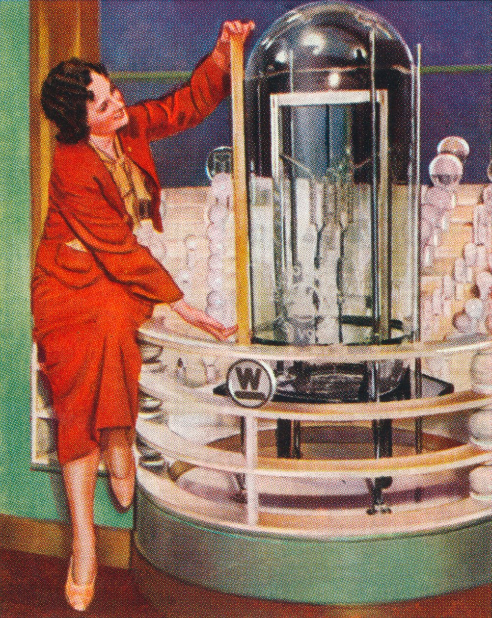 Gigantisk elektrisk lampa, 1938 av Unbekannt