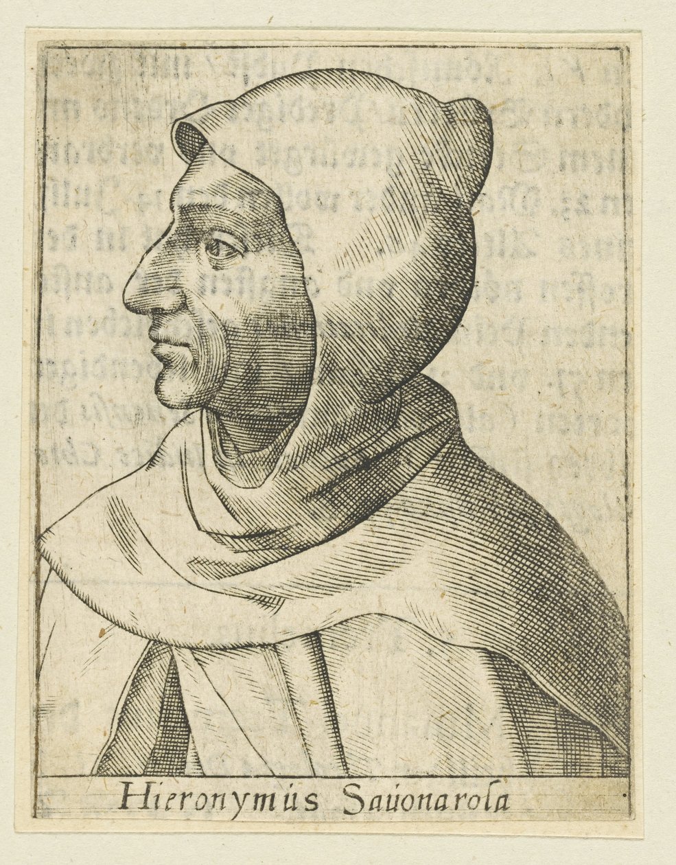 Girolamo Savonarola, ca. 1600. av Unbekannt