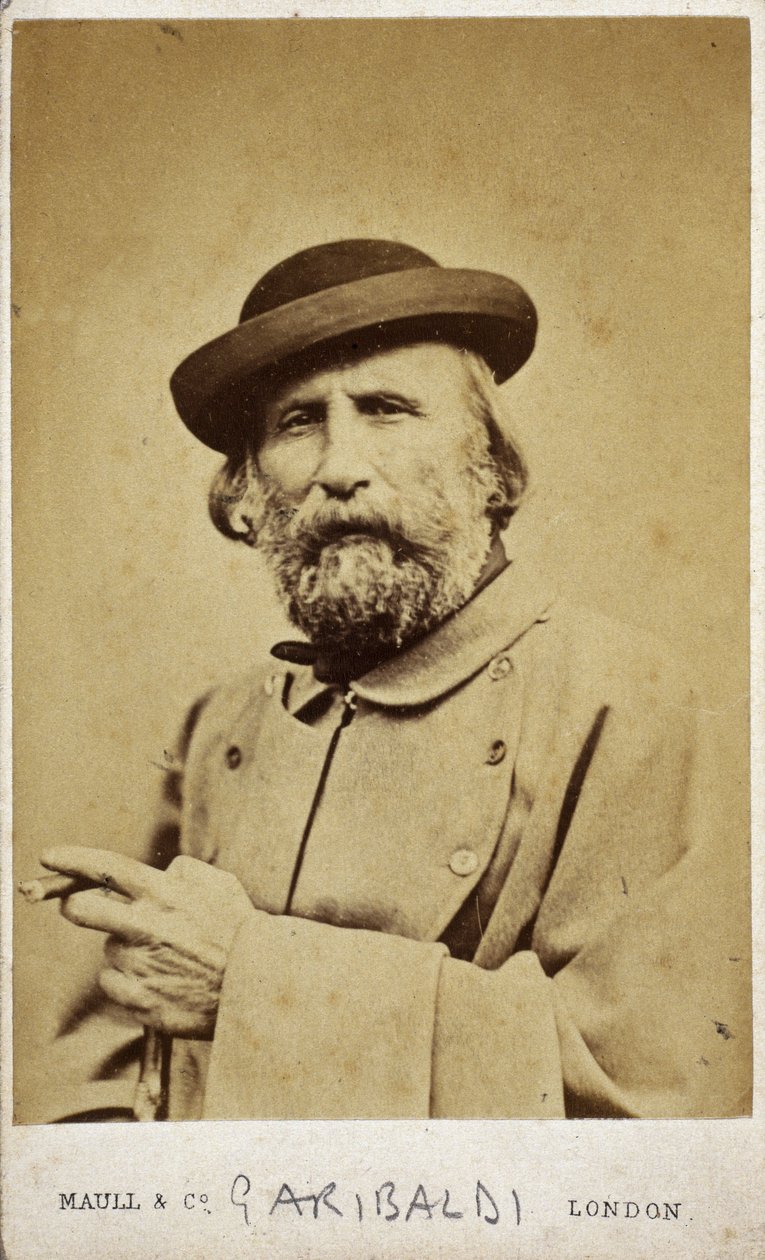 Giuseppe Garibaldi, italiensk revolutionär av Unbekannt