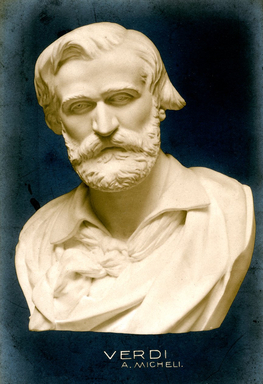 Giuseppe Verdi 1813-1901, italiensk kompositör, 1909 av Unbekannt