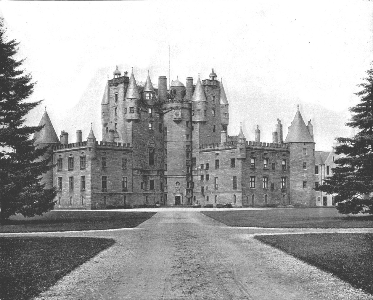 Glamis Castle, Forfar, Skottland, 1894. av Unbekannt