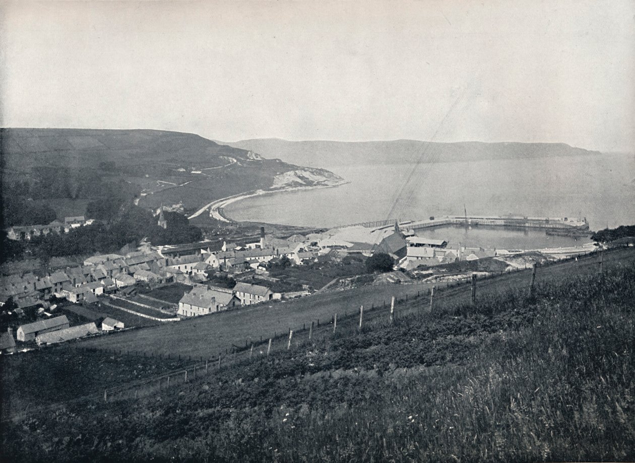 Glenarm - The Town and the Harbour, 1895 av Unbekannt