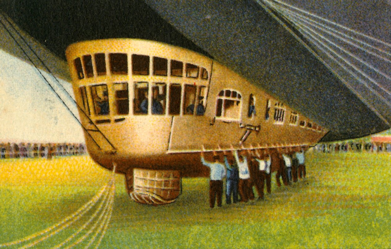 Gondol för en zeppelinare, 1932. av Unbekannt