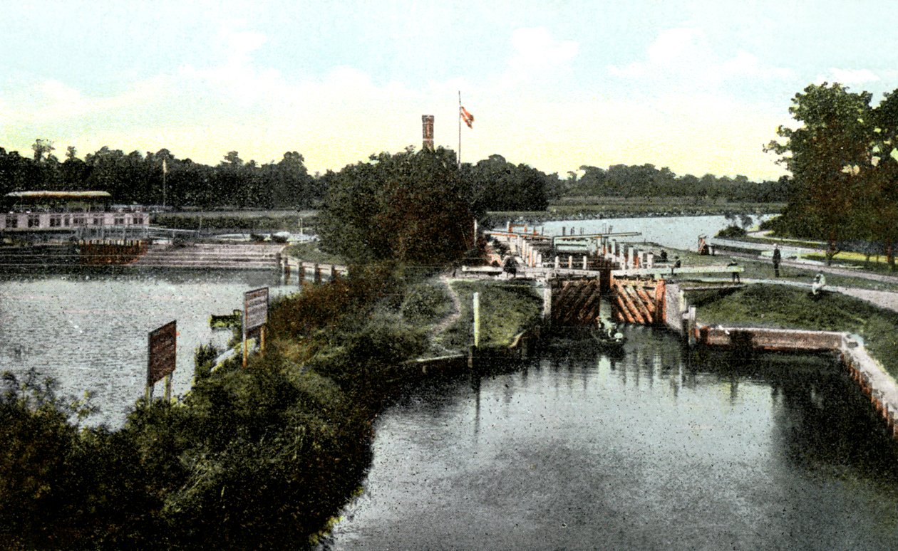 Goring Lock, Oxfordshire, 1900-talet av Unbekannt