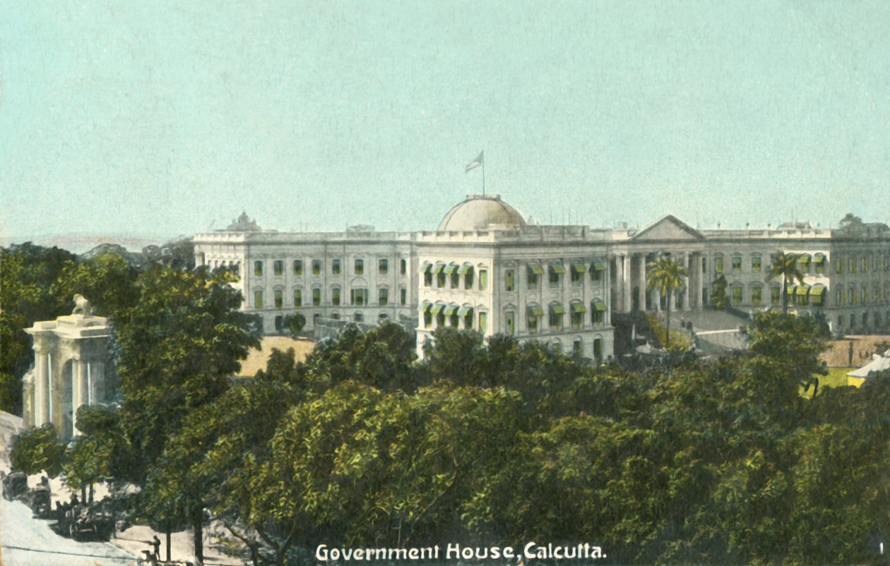 Government House, Calcutta, 1900-talet. av Unbekannt