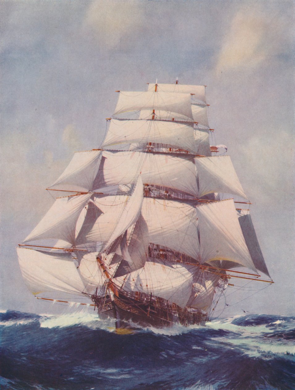 Gracefully Riding the Seas, 1936 av Unbekannt