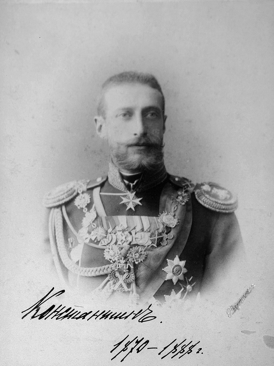 Storhertig Konstantin Konstantinovitj av Ryssland, 1880-talet av Unbekannt