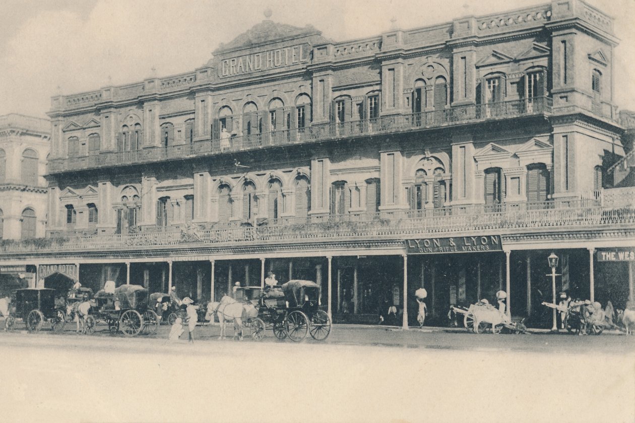 Grand Hotel, Calcutta, 1902. av Unbekannt