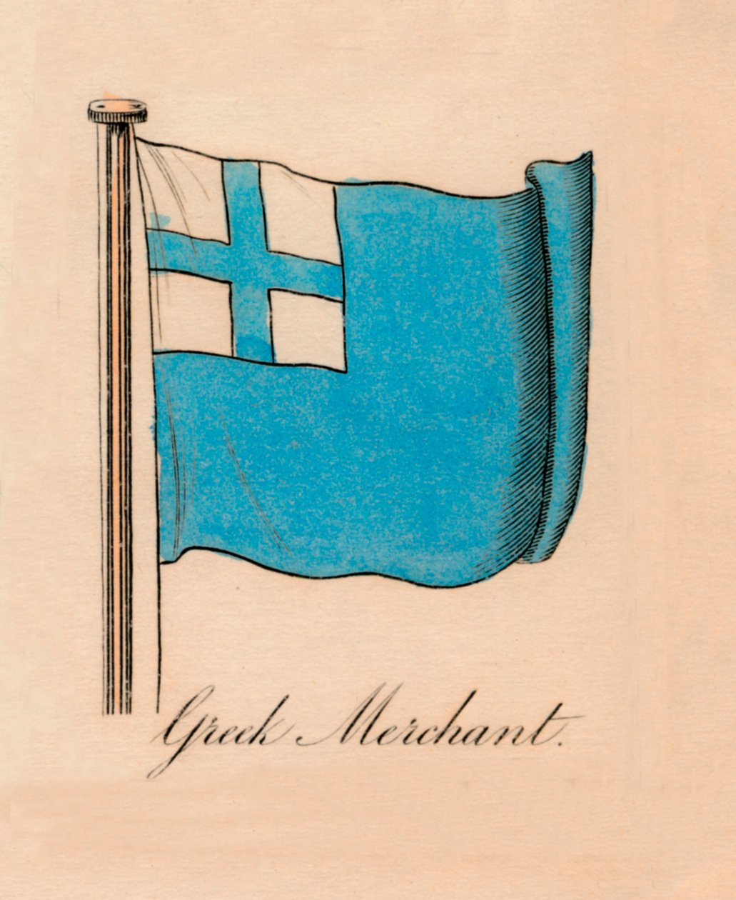 Grekisk köpman, 1838 av Unbekannt
