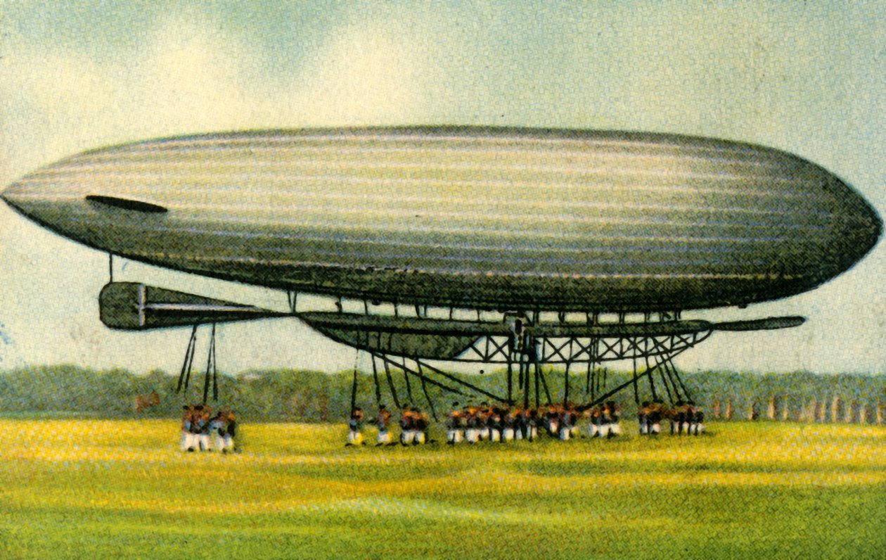 Gross-Basenach M I militärt luftskepp, 1908, 1932. av Unbekannt