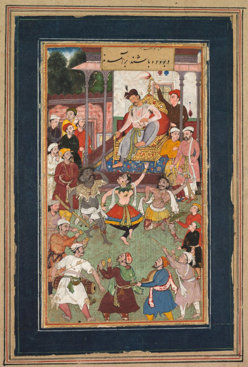 Grotesque Dancers Performing, c.1600. av Unbekannt