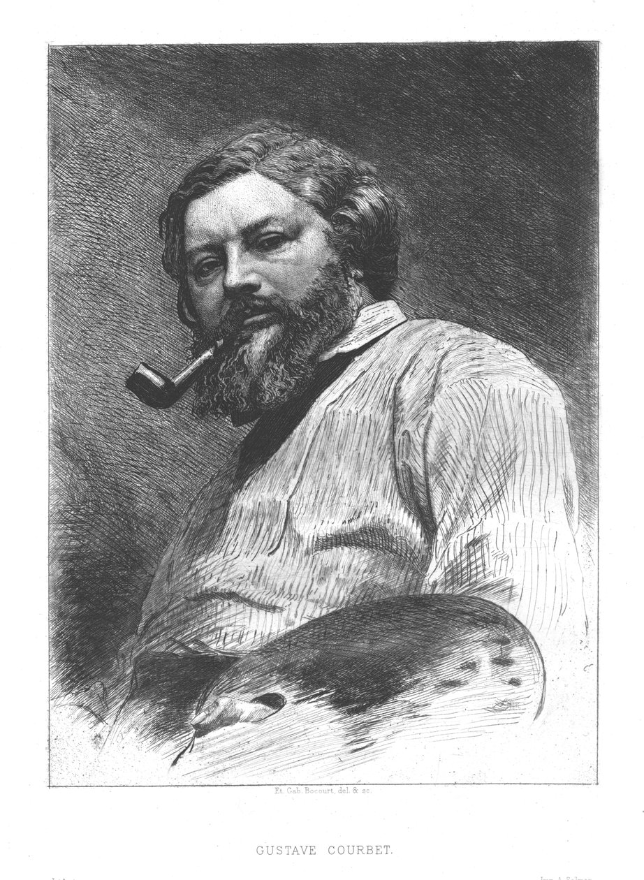 Gustave Courbet, c1860. av Unbekannt