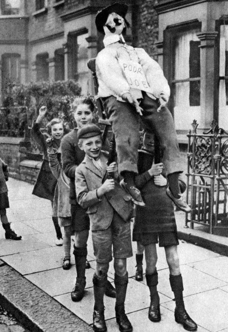 Guy Fawkes Day, London, 1926-1927 av Unbekannt