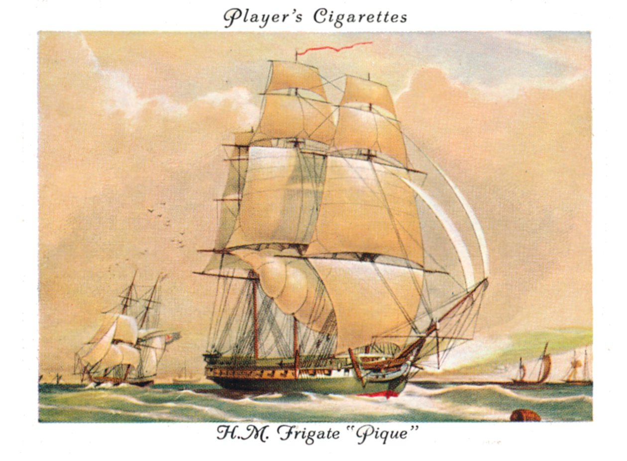 H.M. Frigate Pique, 1936. av Unbekannt
