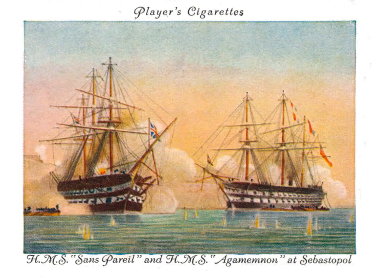 H.M.S.Sans Parieland H.M.S.Agamemnon i Sebastopol, 1936. av Unbekannt