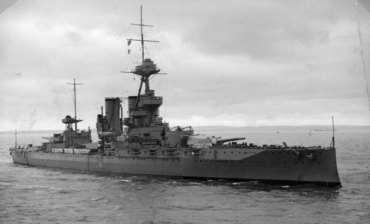 HMS Iron Duke, brittiskt slagskepp, c1936-c1937 av Unbekannt