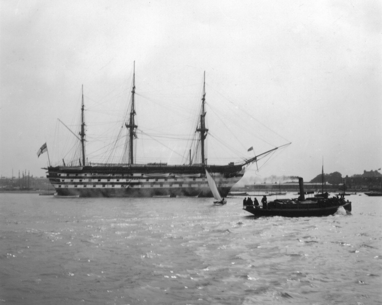 HMS Victory, Isle of Wight, England, 1912 av Unbekannt