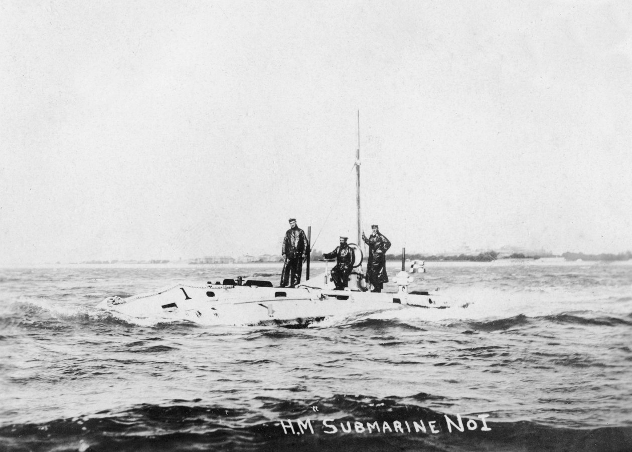 HM Ubåt No1, c1908 av Unbekannt