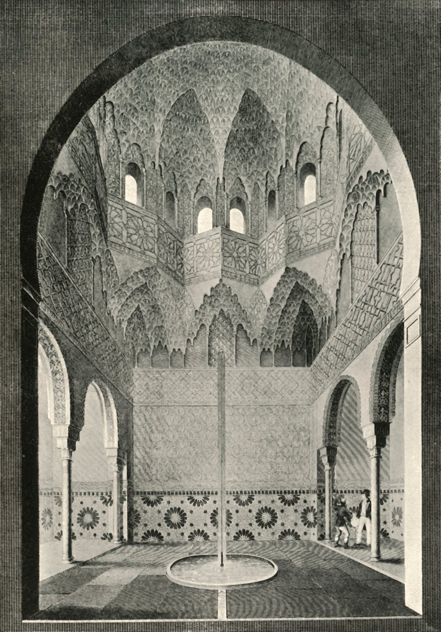 Hall of the Abencerrages, 1800-talet, 1907. av Unbekannt